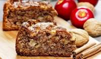 Рецепт пряного яблочного пирога с орехами