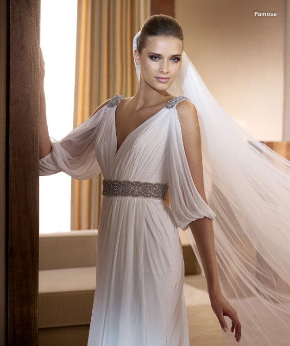 greek_style_wedding_dress_pronovias_famosa