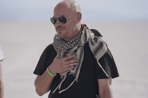 Олексій Сай на Burning Man 2024. / © Бабель