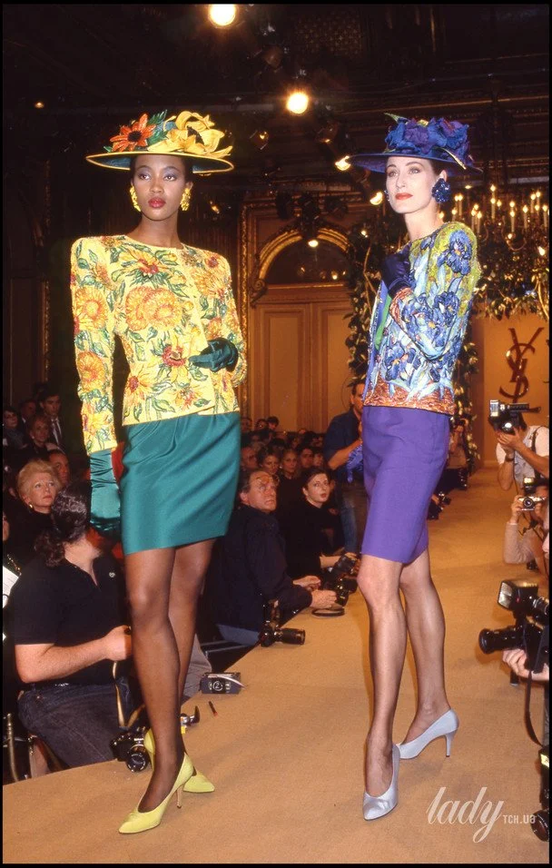 Показ Yves Saint Laurent весна-літо 1988 / © Getty Images