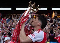 Кай Гаверц з трофеєм, getty images