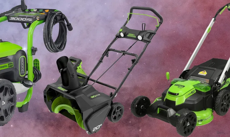 Greenworks battery powered tools