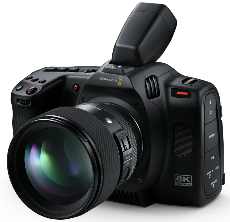 Blackmagic Cinema Camera 6K з опціональним EVF
